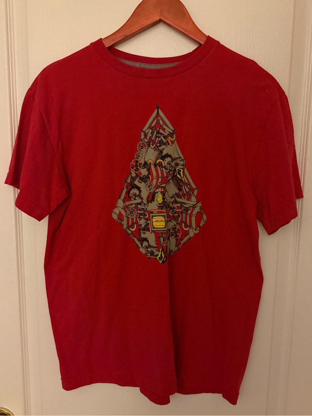 Volcom Red Short-Sleeve Graphic Tee